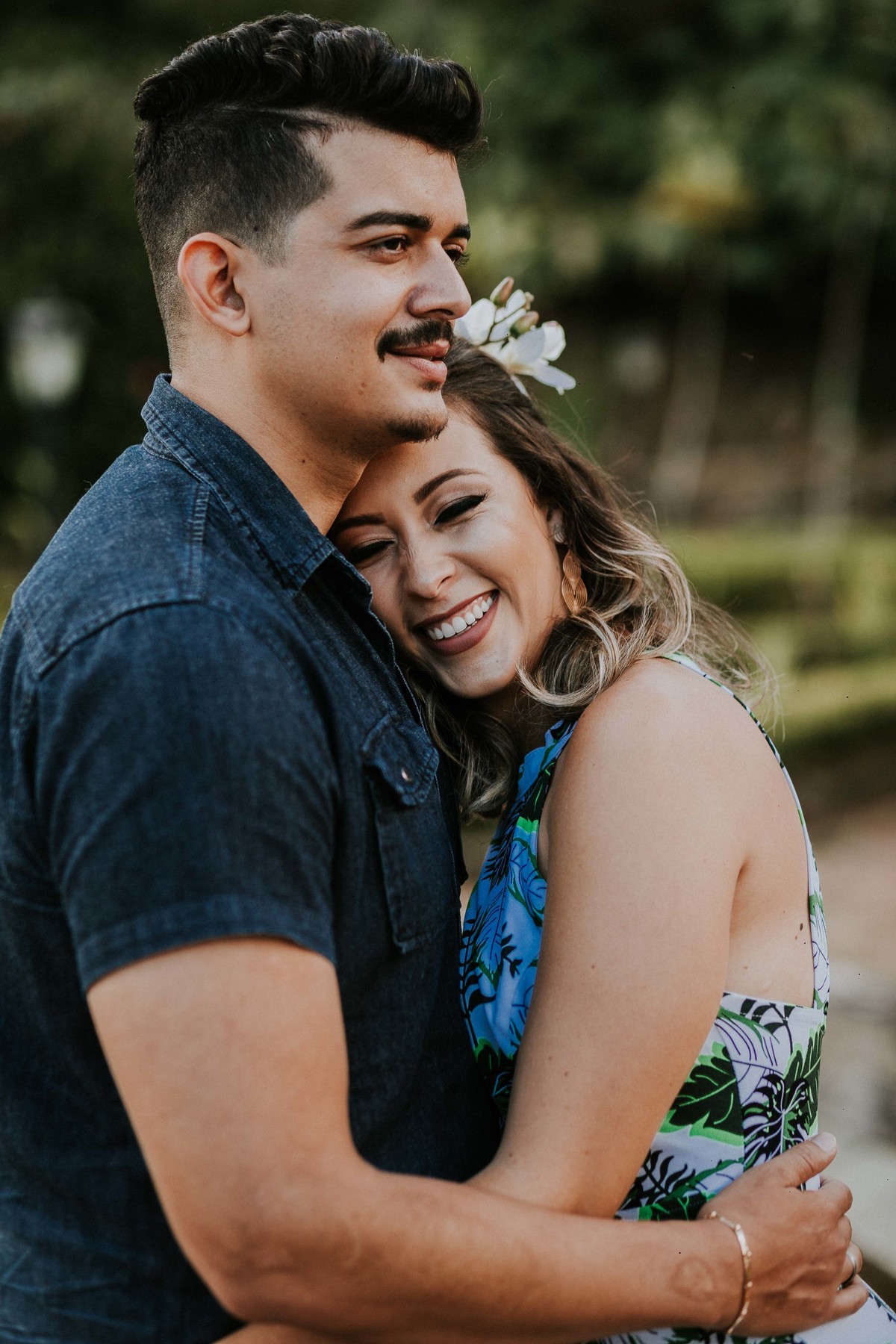 Ensaio criativo de casal no Santuário do caraça em Minas Gerais