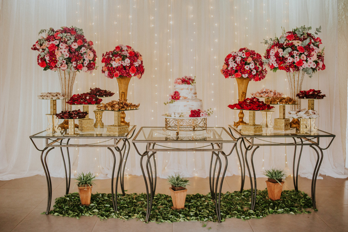 inspiração de mesa de doces para casamento