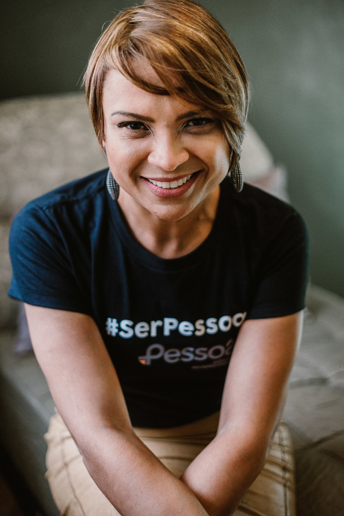 Retrato corporativo com a Erika Pessoa, dona da agência de relações pública Pessoa Comunicação.