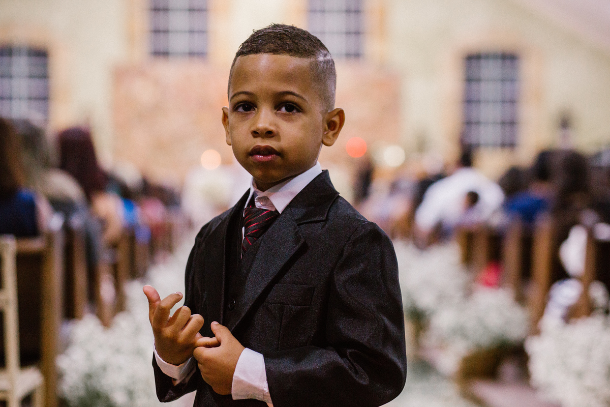 retrato dos pagens de casamento fofos