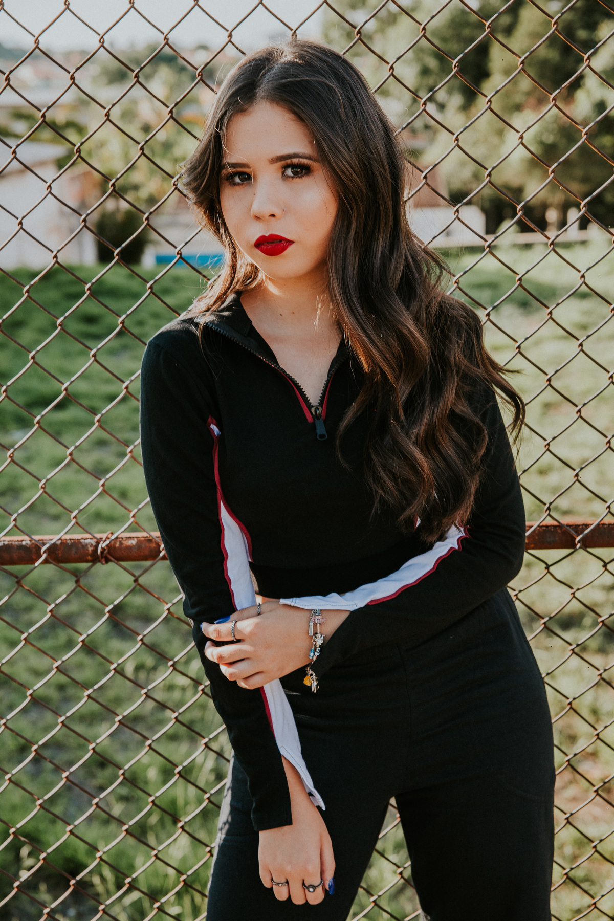 Street Portrait durante um ensaio de 15 anos estilo inspiração de fotos tumblr