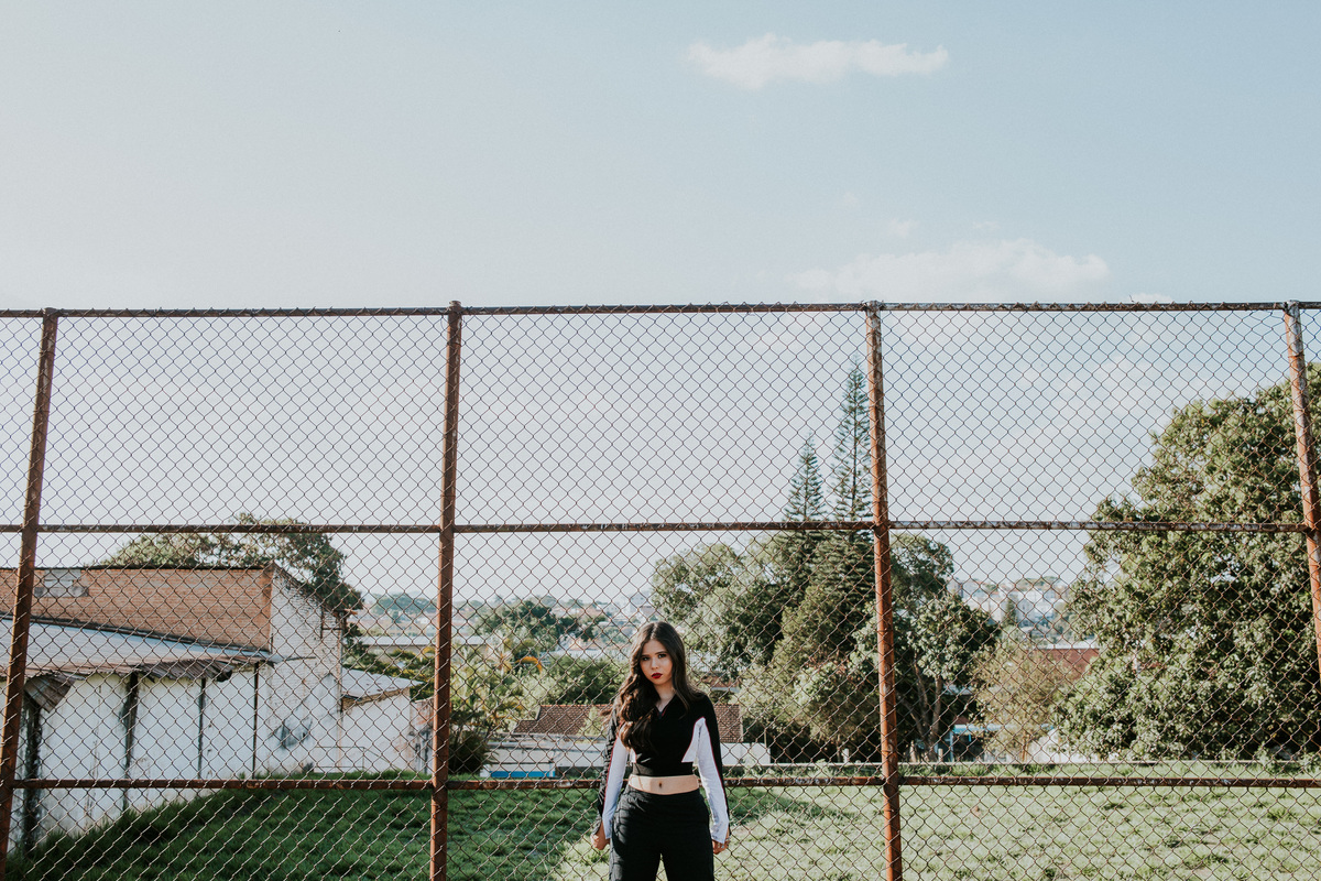 Street Portrait durante um ensaio de 15 anos estilo inspiração de fotos tumblr