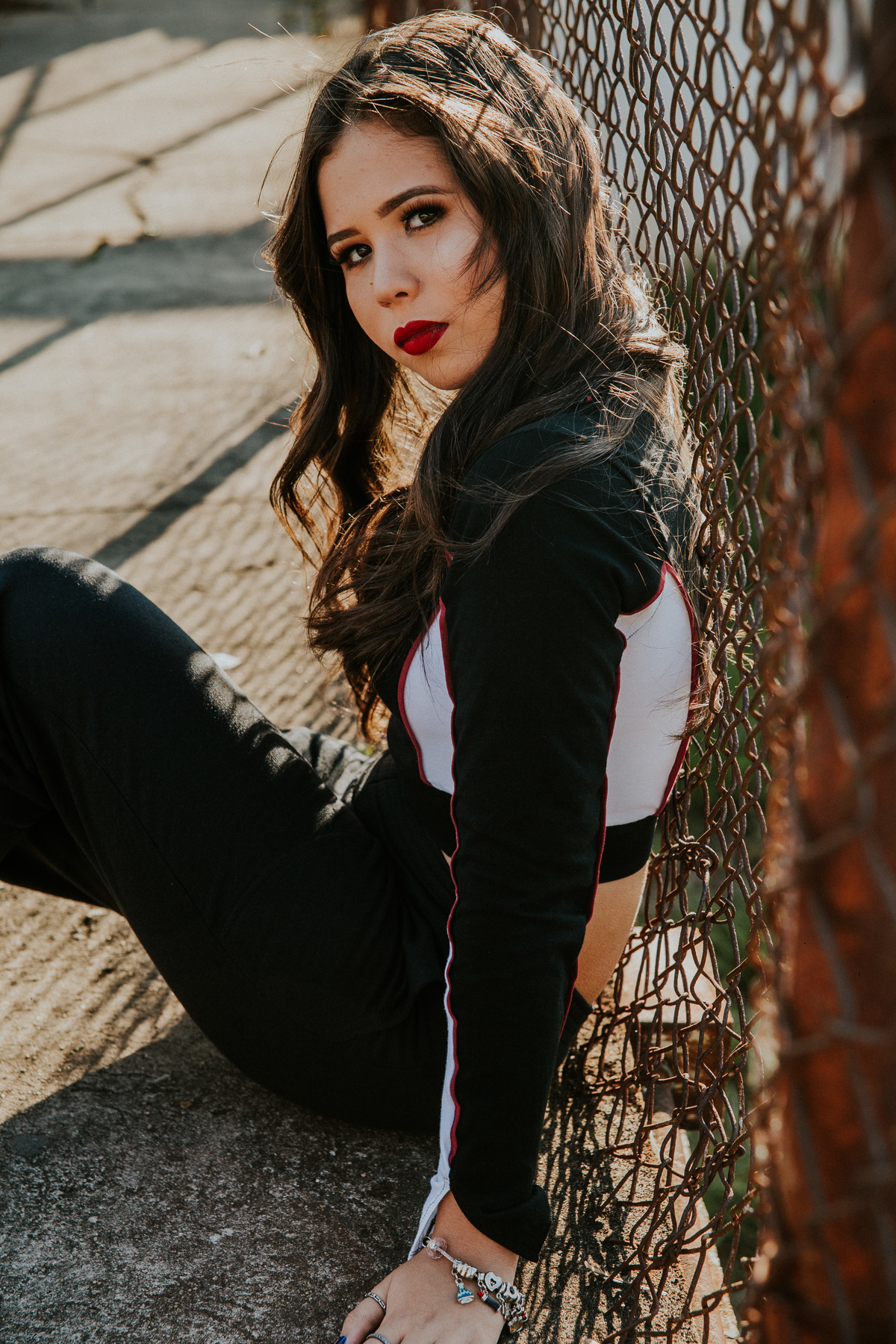 Street Portrait durante um ensaio de 15 anos estilo inspiração de fotos tumblr