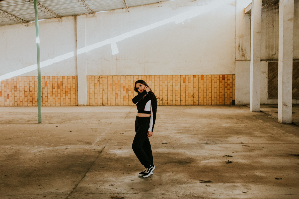 Street Portrait durante um ensaio de 15 anos estilo inspiração de fotos tumblr