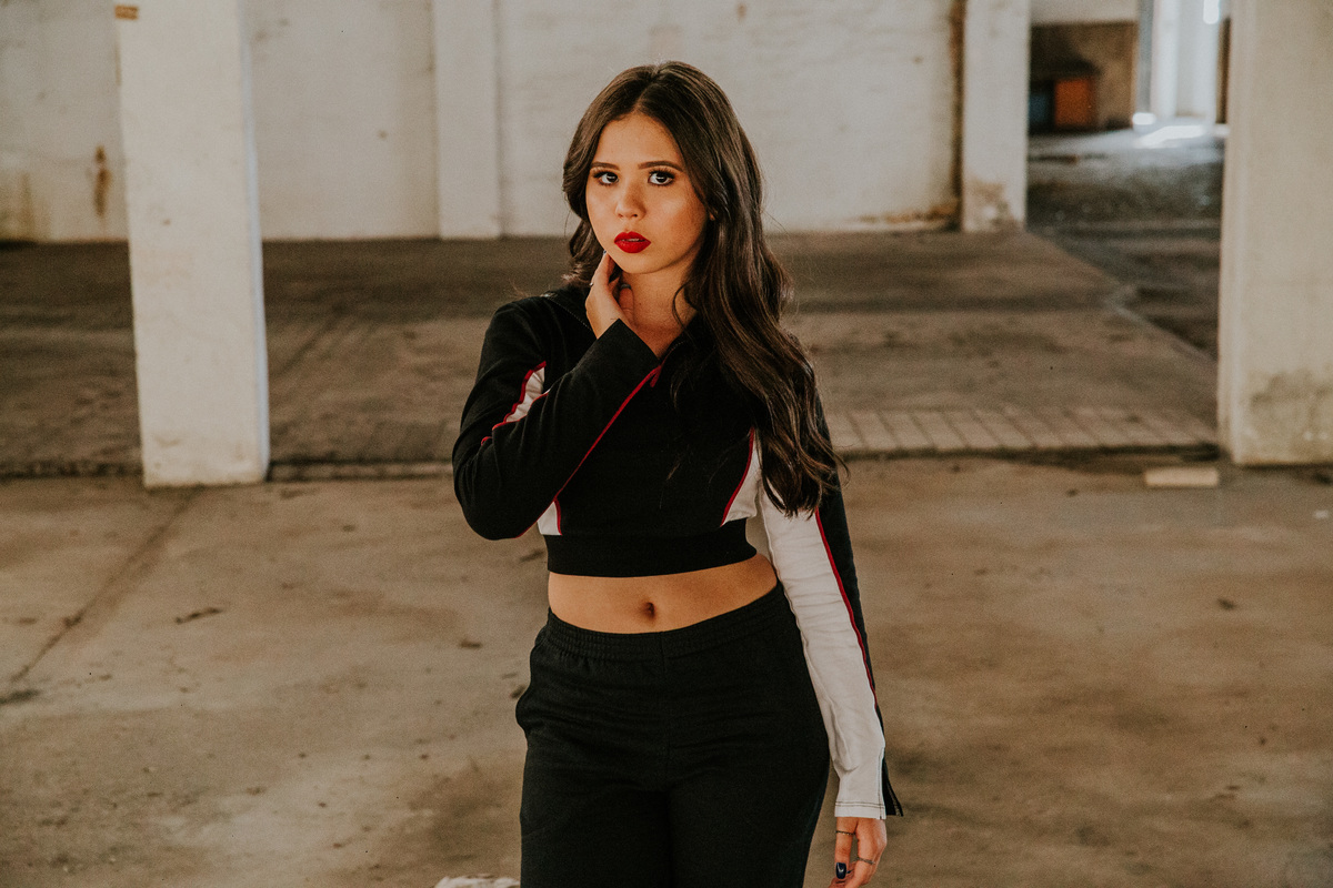 Street Portrait durante um ensaio de 15 anos estilo inspiração de fotos tumblr