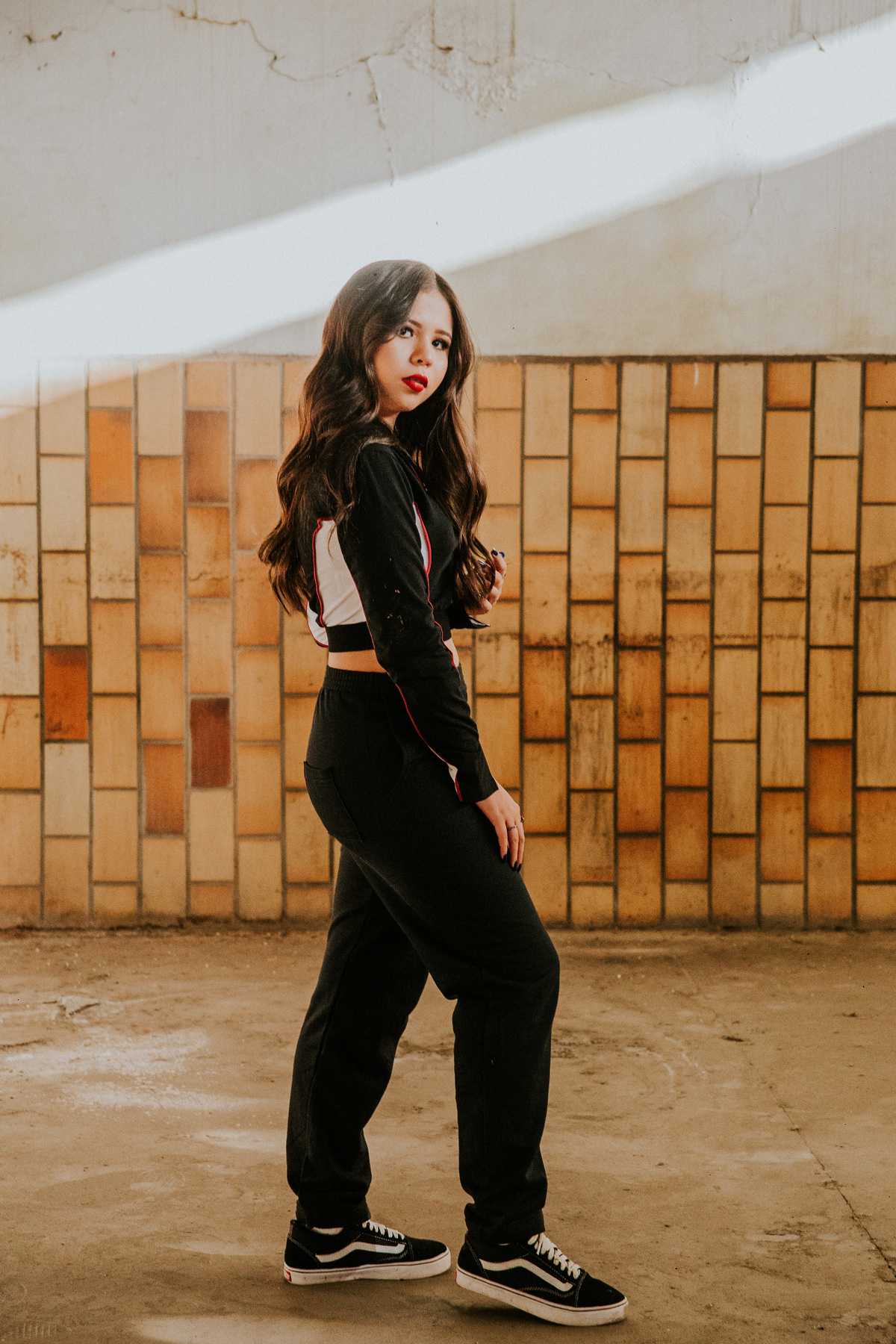 Street Portrait durante um ensaio de 15 anos estilo inspiração de fotos tumblr