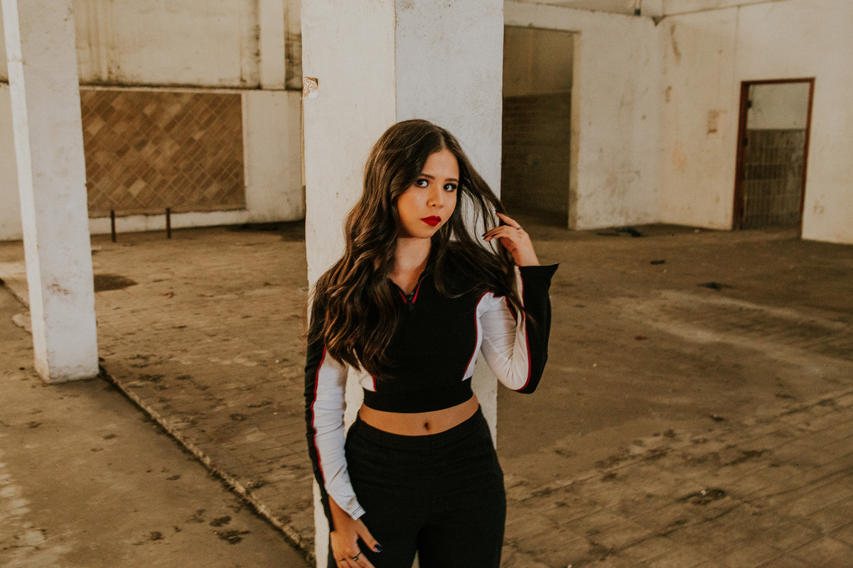 Street Portrait durante um ensaio de 15 anos estilo inspiração de fotos tumblr