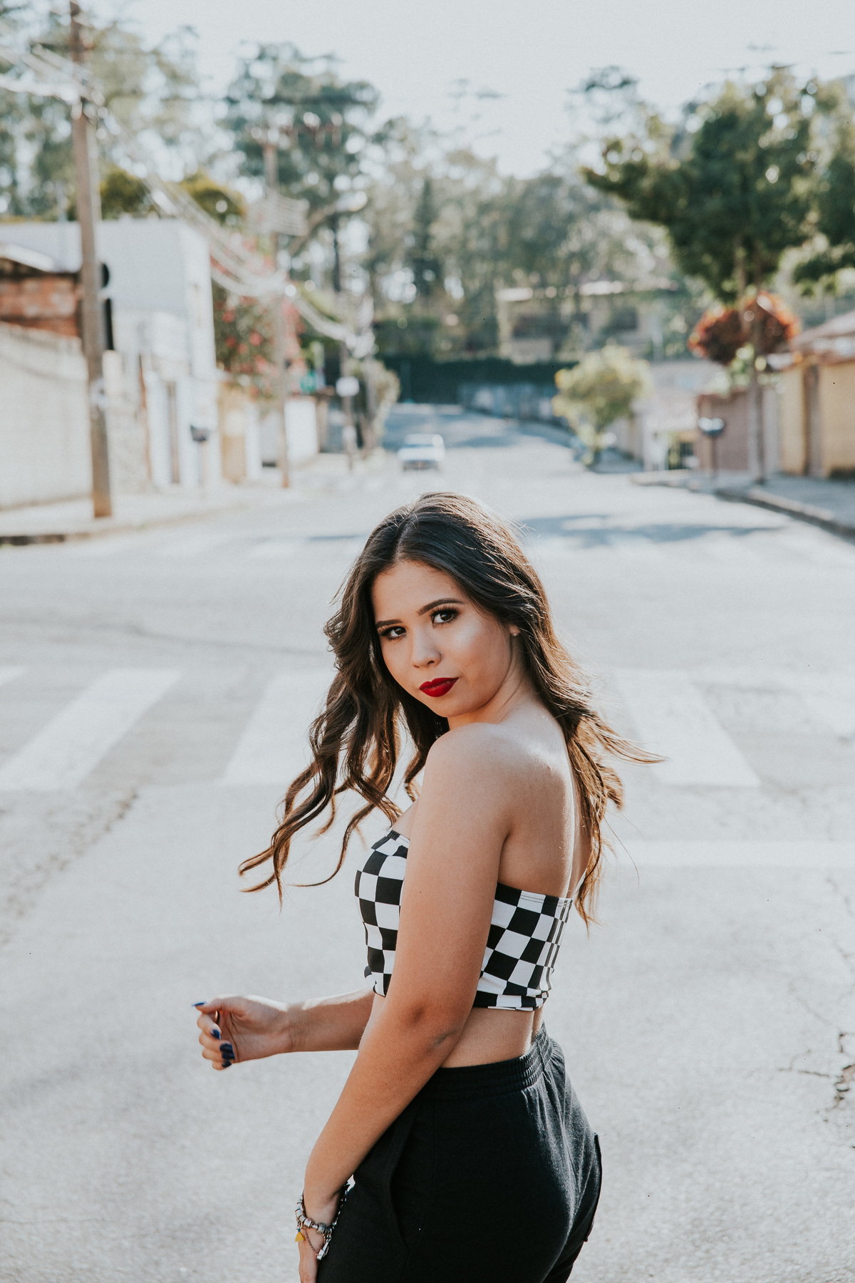 Street Portrait durante um ensaio de 15 anos estilo inspiração de fotos tumblr