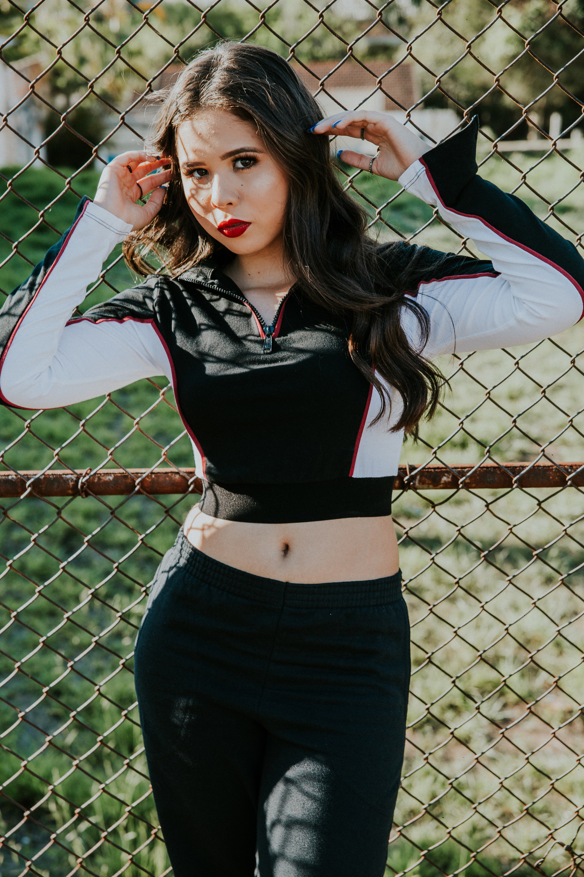 Street Portrait durante um ensaio de 15 anos estilo inspiração de fotos tumblr