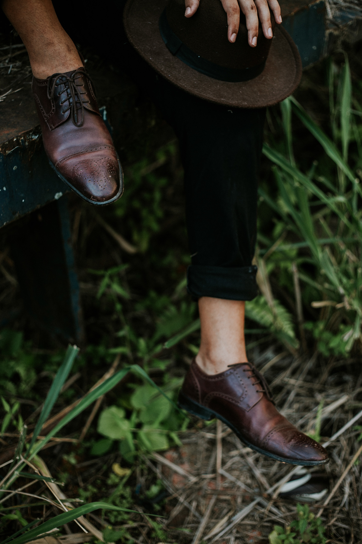 Ideia para ensaio masculino feito em Betim em um local abandonado