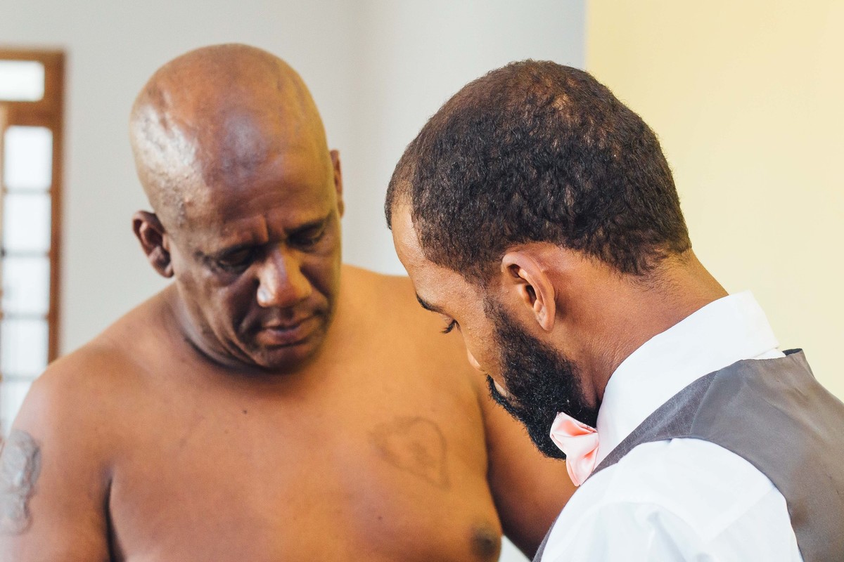 making of do noiva foto com amigos e parentes