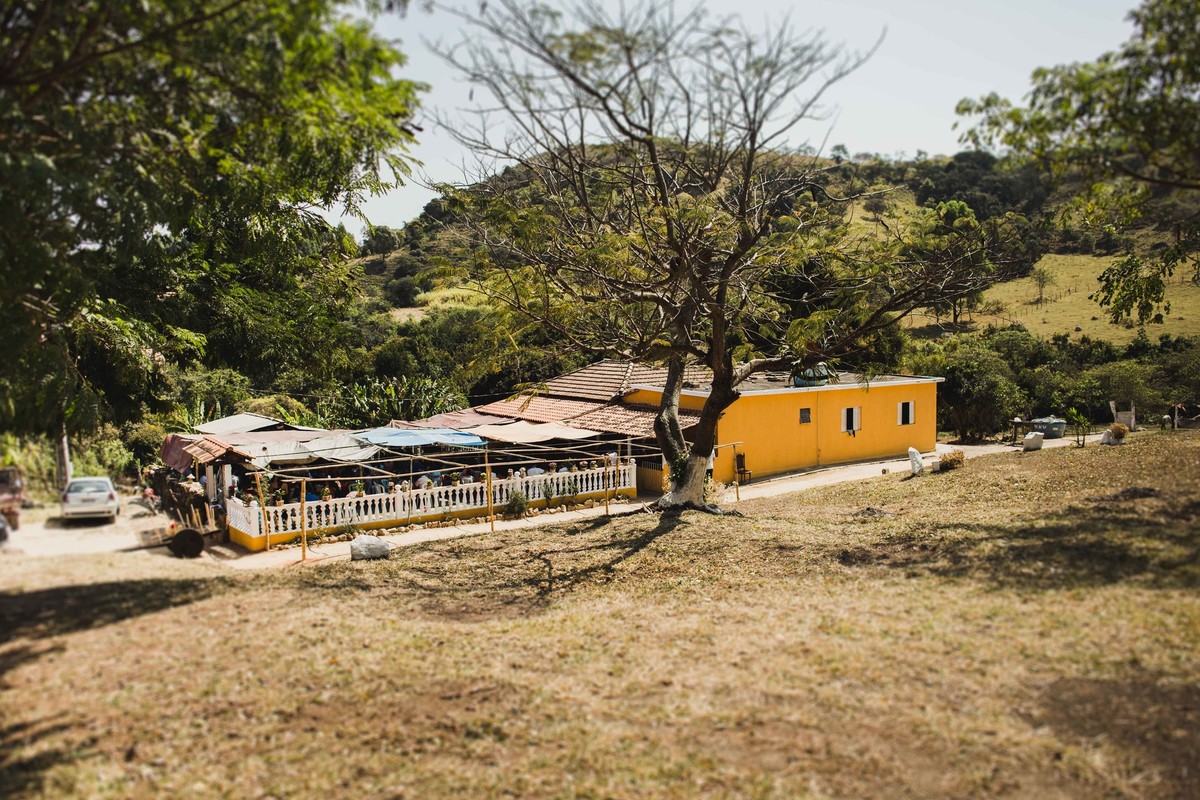 Casa em carmo do Cajuru onde aconteceu o aniversário da dona Marieta