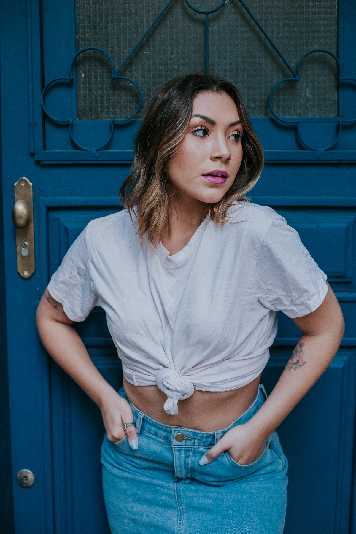 ensaio feminino urbano no estilo life style feito na savassi em belo horizonte 