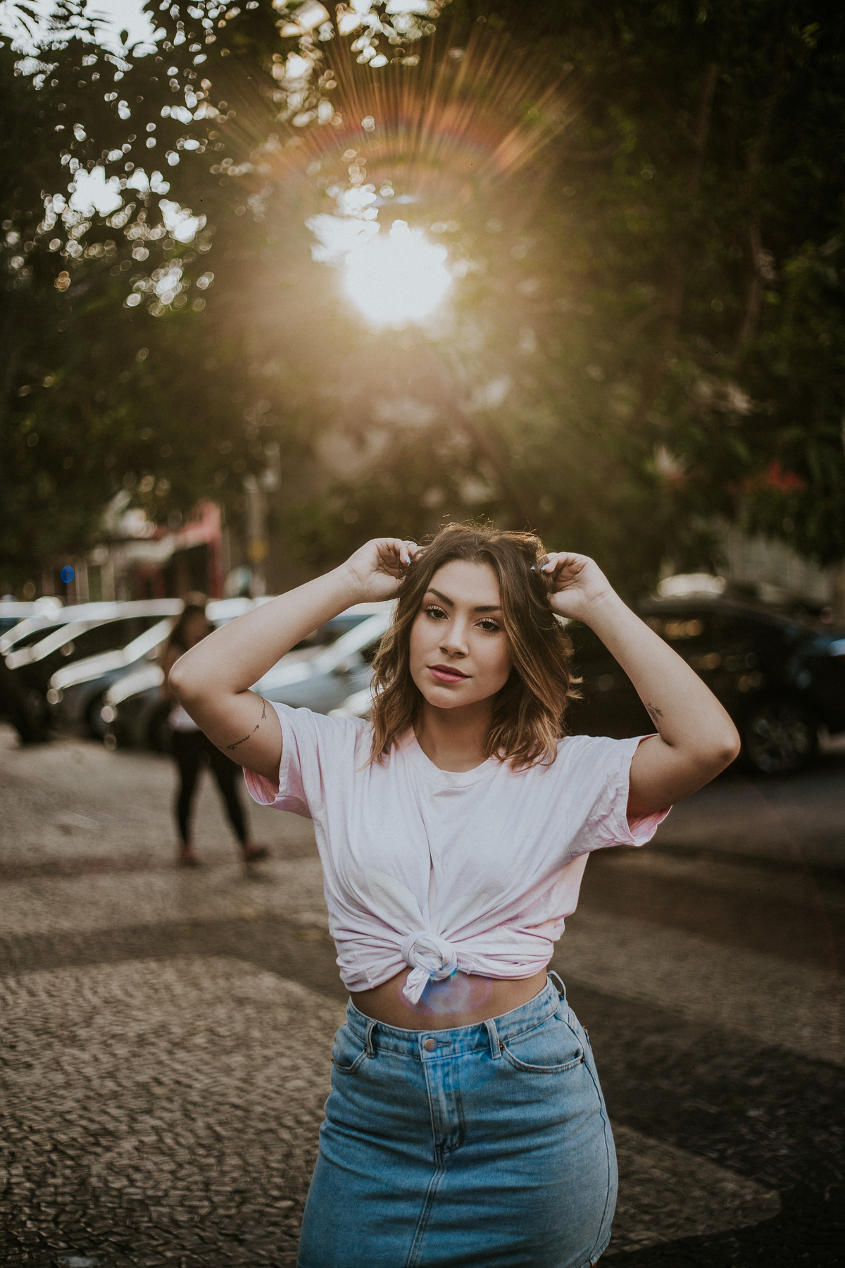 ensaio feminino urbano no estilo life style feito na savassi em belo horizonte 