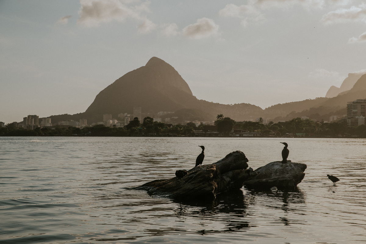 Destination pre wedding para o Rio de Janeiro, inspiração de fotografia de casal na lagoa rodrigo de freitas