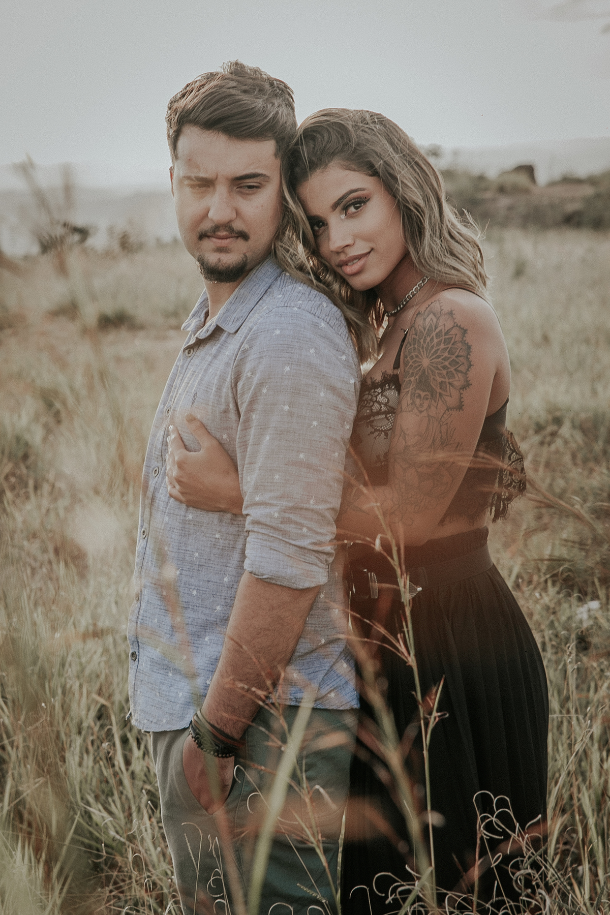 inspiração de ensaio de casal no mirante do belvedere em belo horizonte
