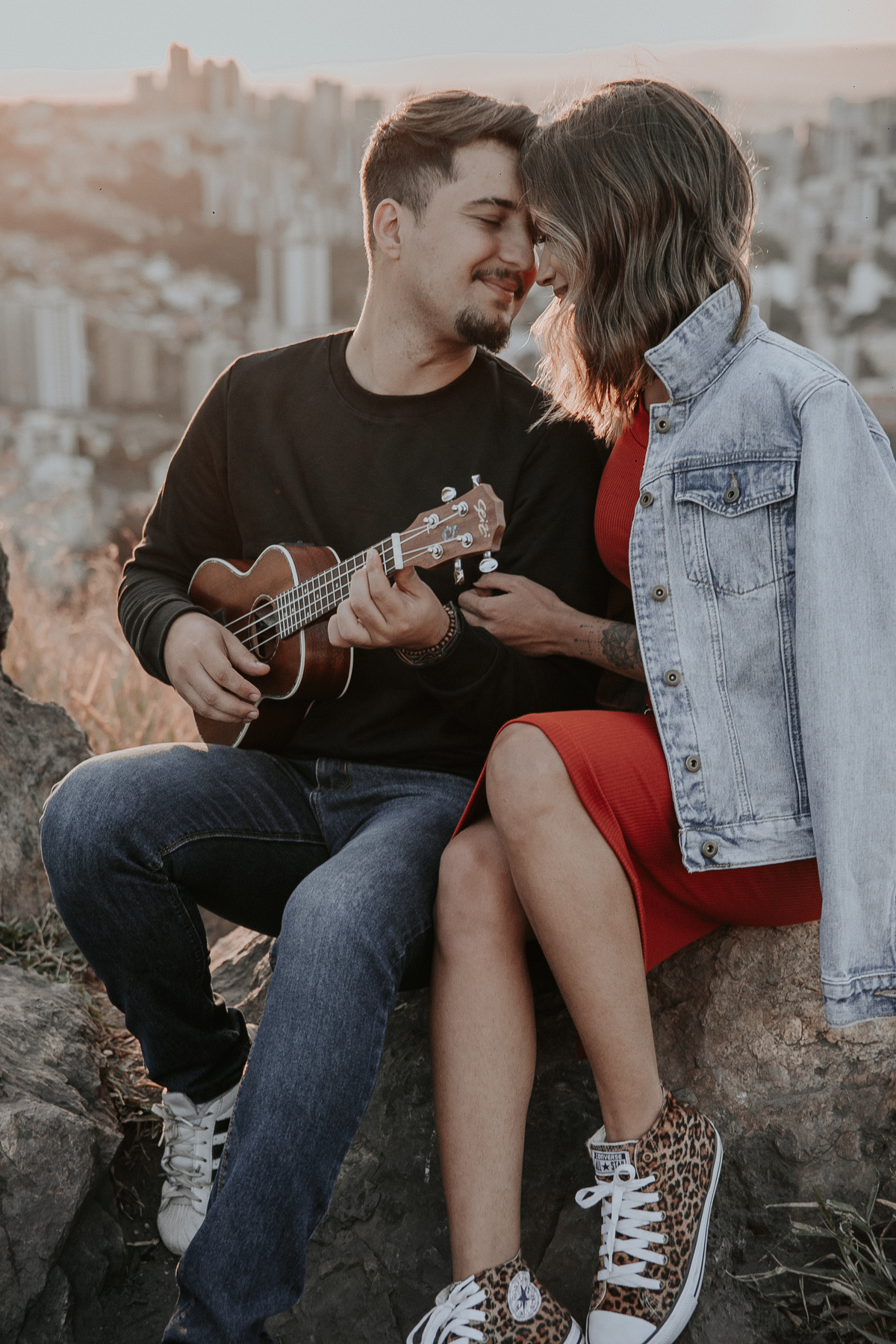 inspiração de ensaio de casal no mirante do belvedere em belo horizonte