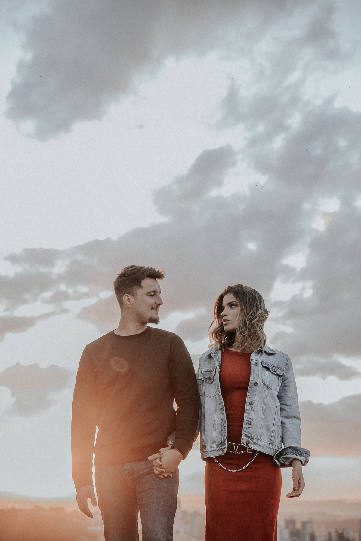 inspiração de ensaio de casal no mirante do belvedere em belo horizonte