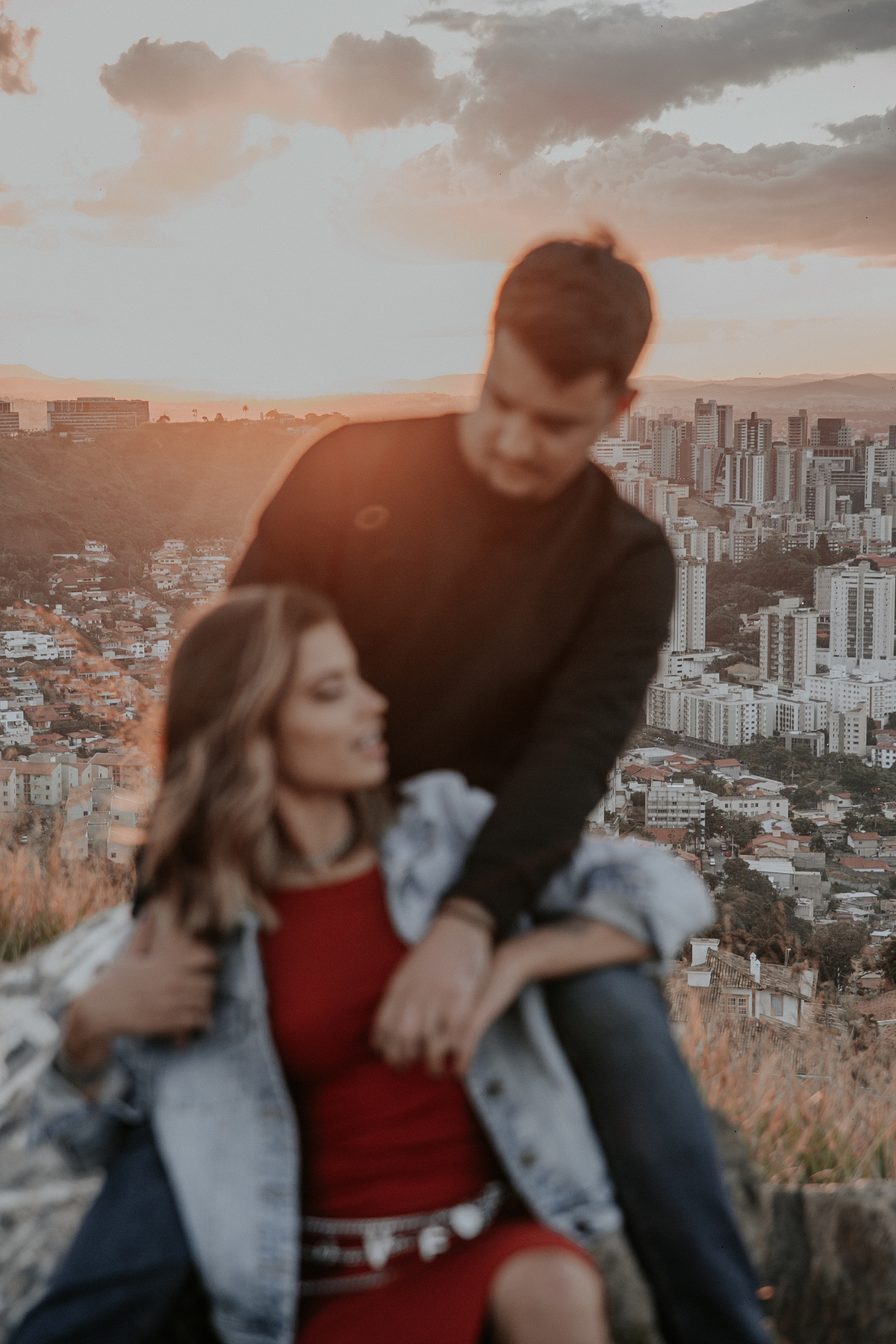 inspiração de ensaio de casal no mirante do belvedere em belo horizonte
