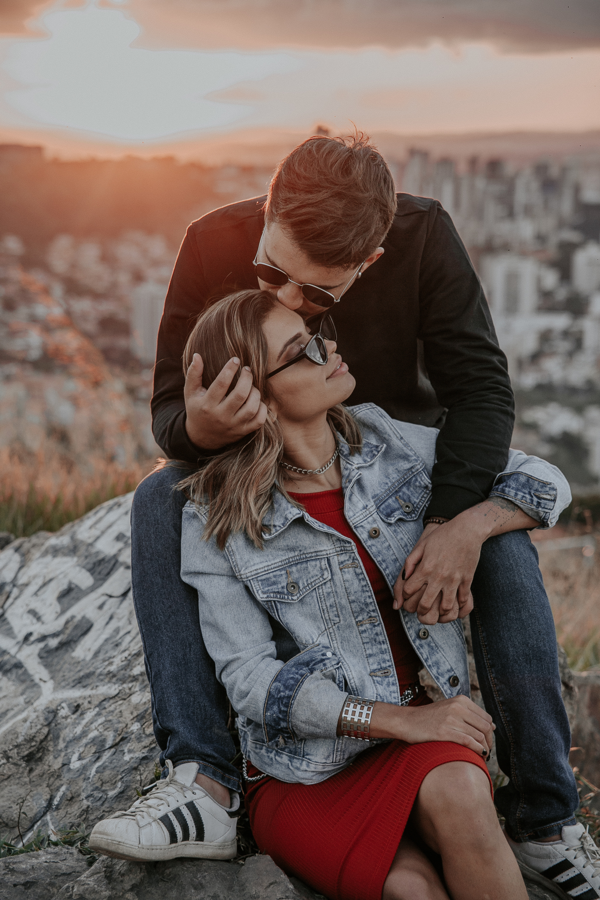 inspiração de ensaio de casal no mirante do belvedere em belo horizonte