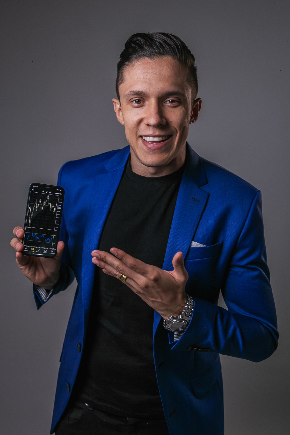 Ensaio corporativo em estúdio belo horizonte