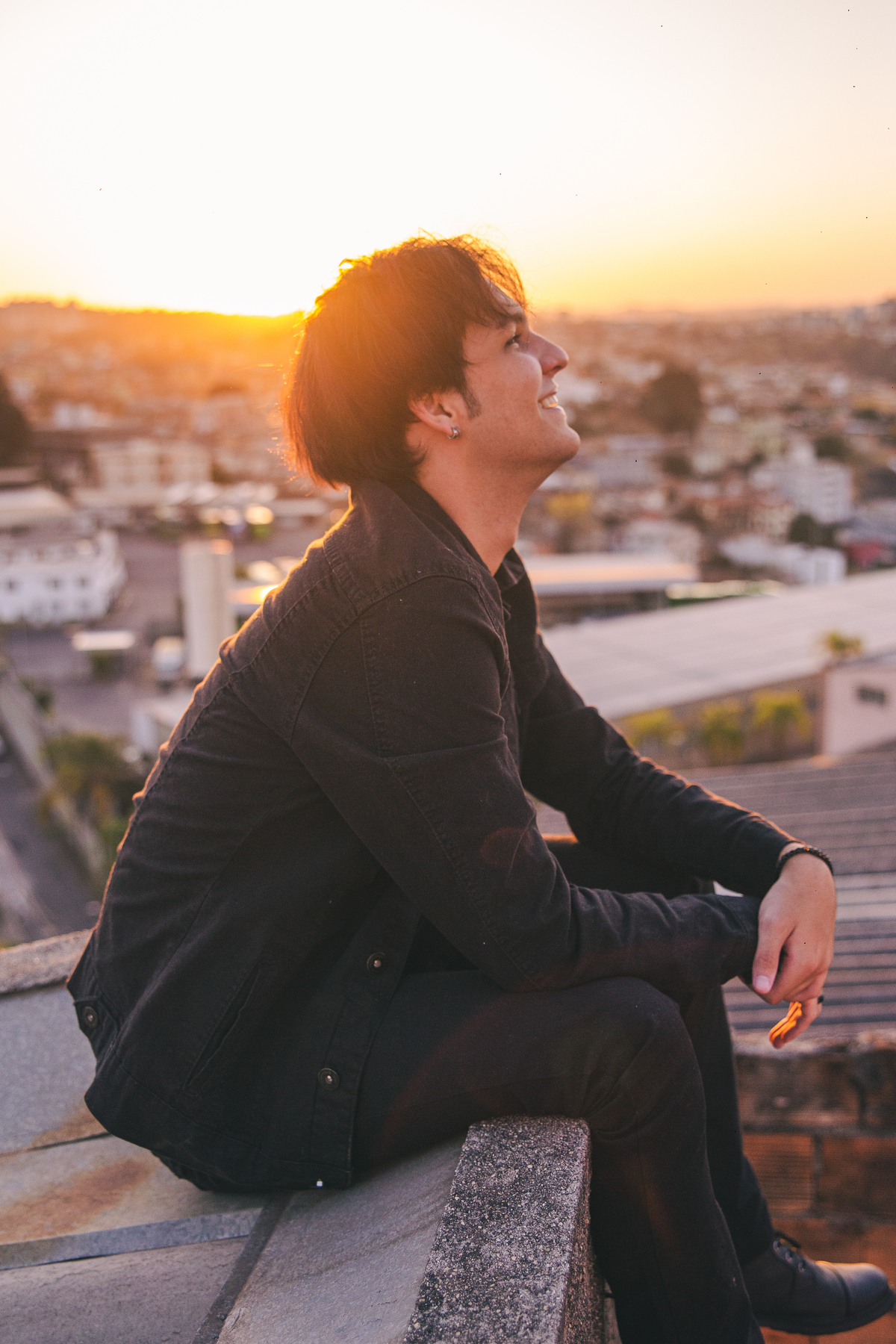 Inspiração de ensaio masculino em Belo Horizonte no por do sol