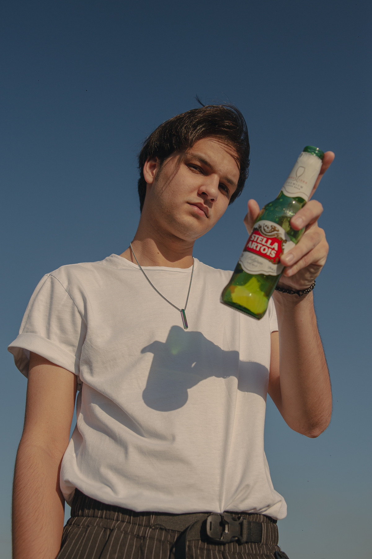 Inspiração de fotos tomando cerveja Stella Artois