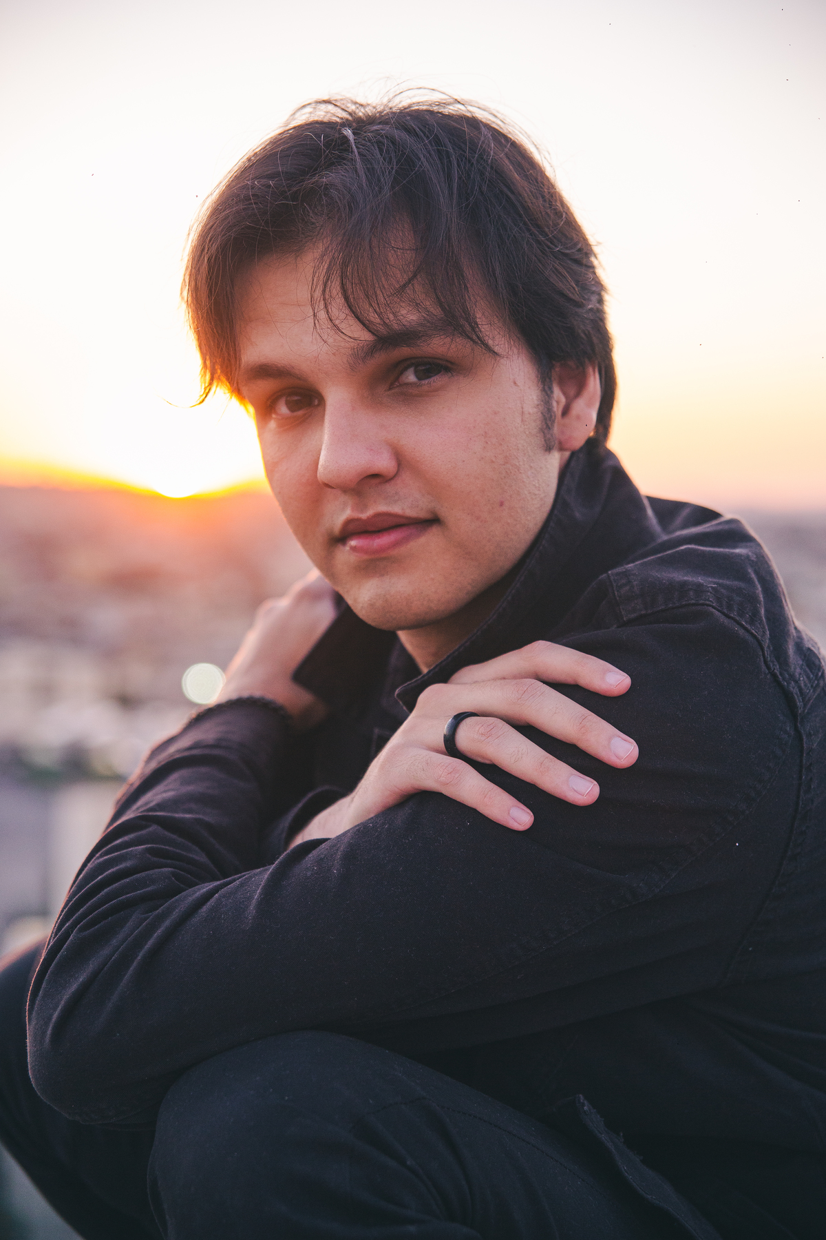 Inspiração de ensaio masculino em Belo Horizonte no por do sol