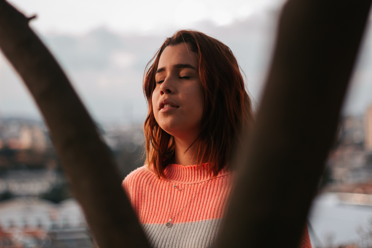 ensaio feminino natureza por do sol