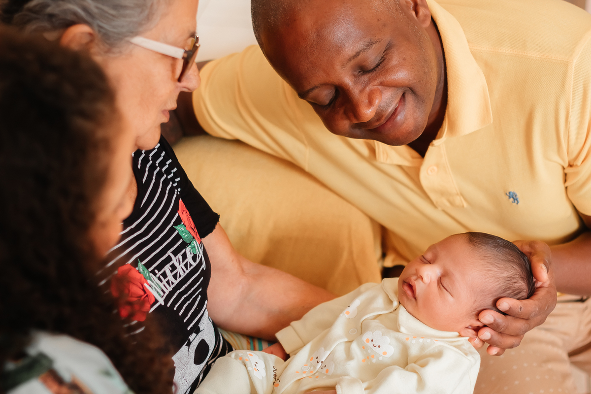 ensaio de acompanhamento familiar