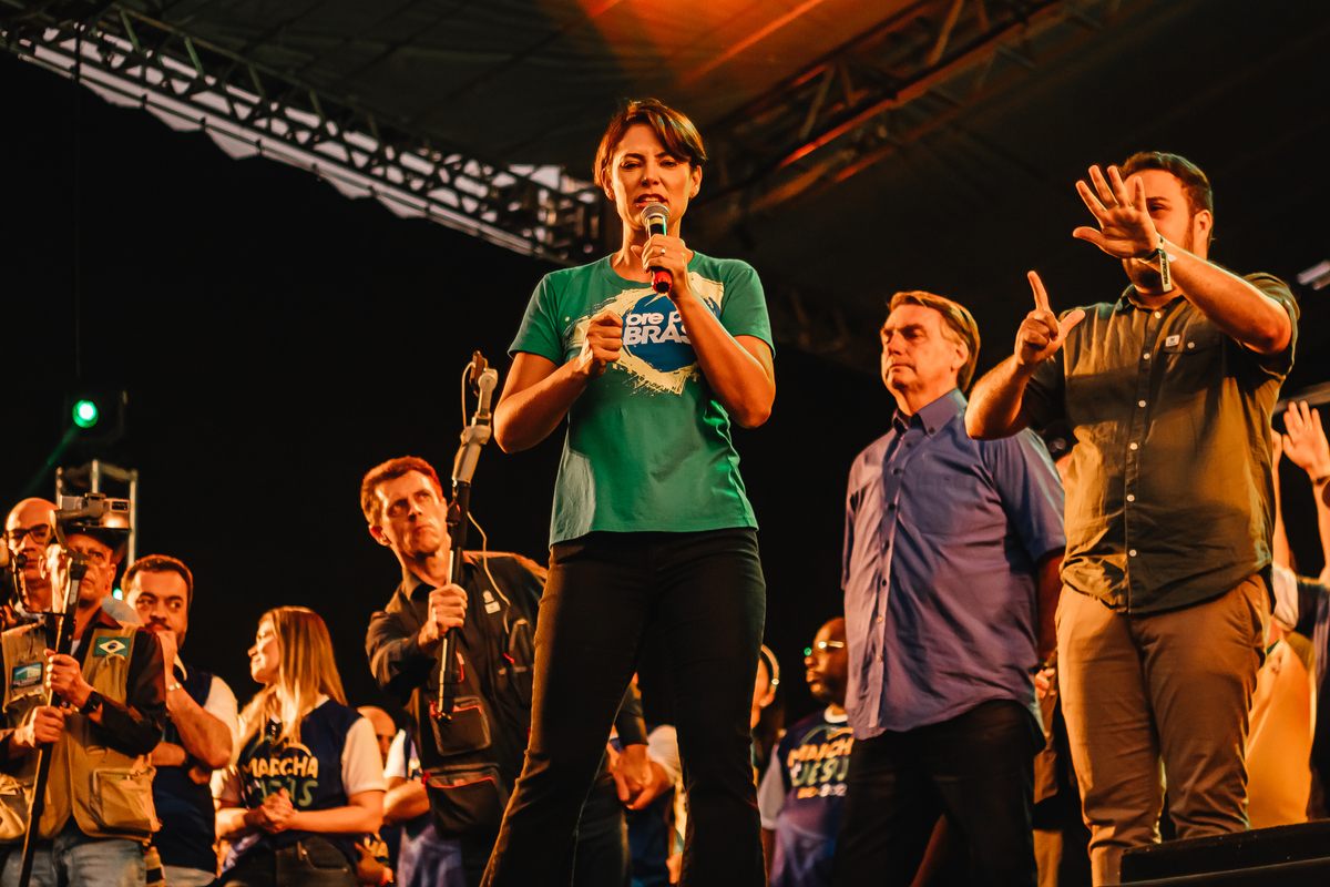 MARCHA PARA JESUS RIO 2022 MICHELE BOLSONARO
