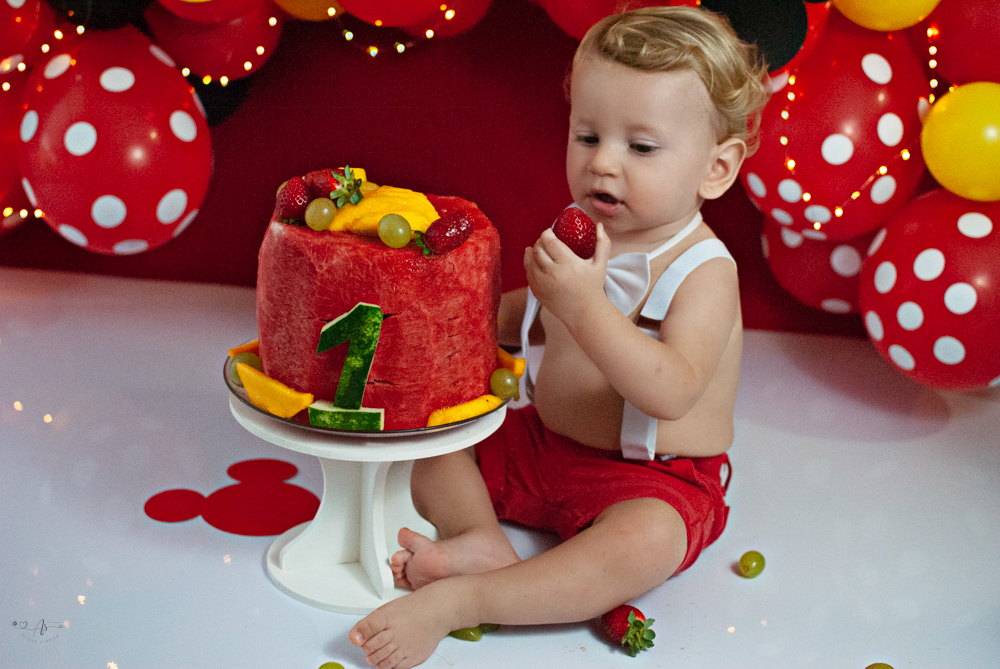 Ensaio Smash com bolo de fruta do Emanuel