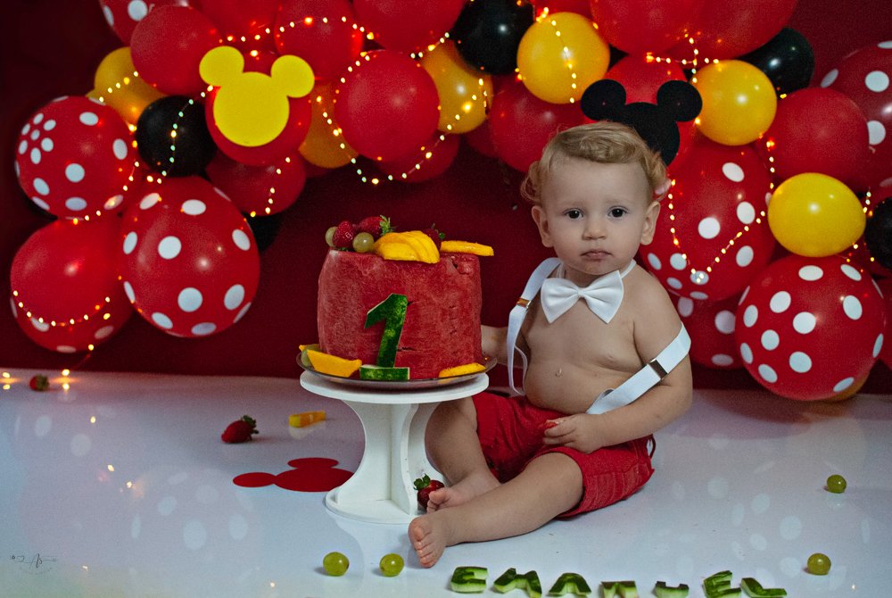 Ensaio Smash com bolo de fruta do Emanuel