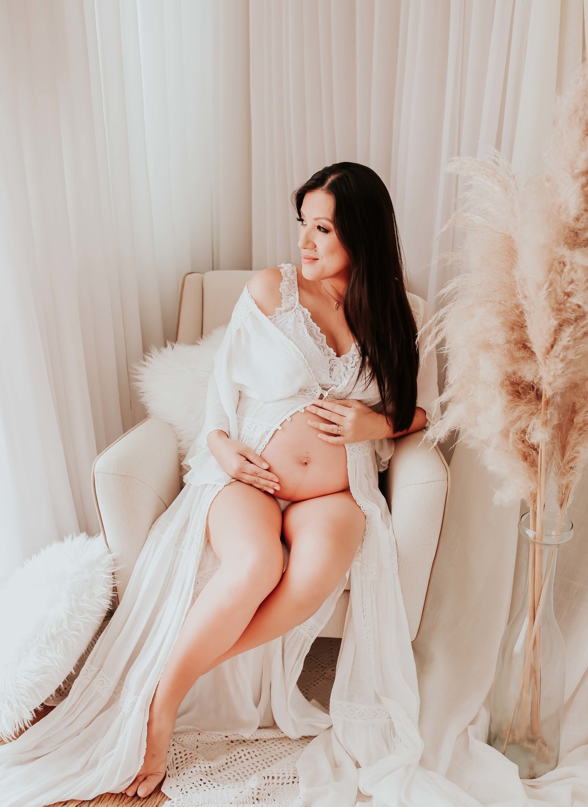 Gravida no Estúdio Fotográfico 