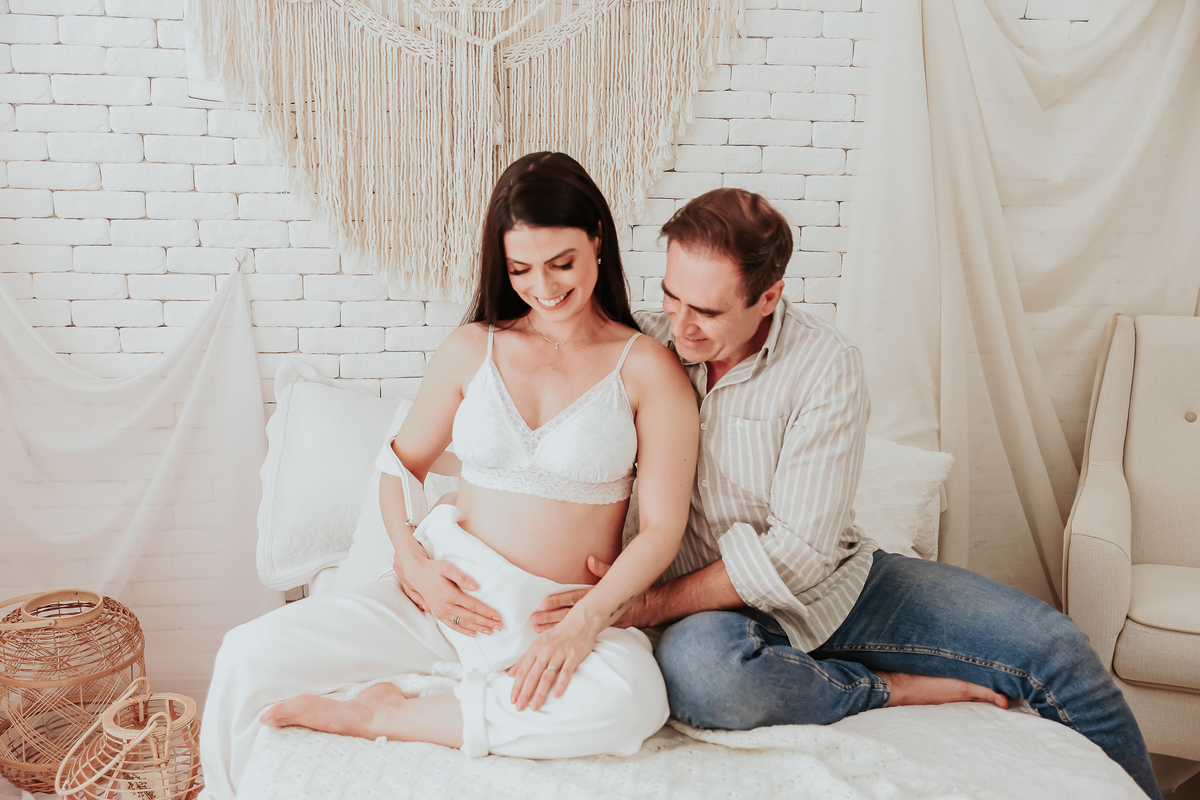 Fotografia de Casal gestante 