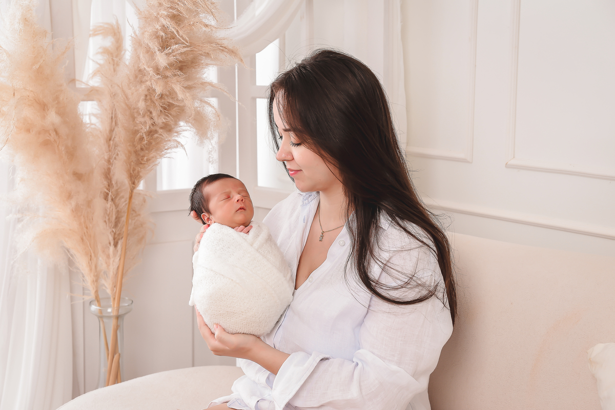 Fotografia newborn mamãe 