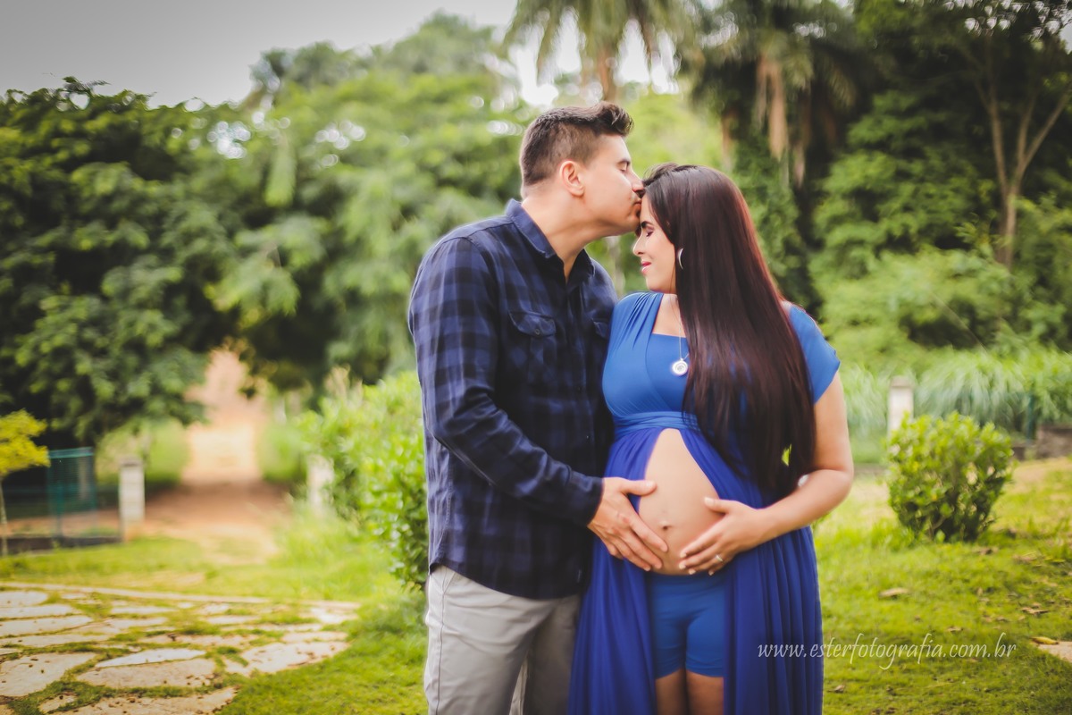 Fotografia de papai com gestante