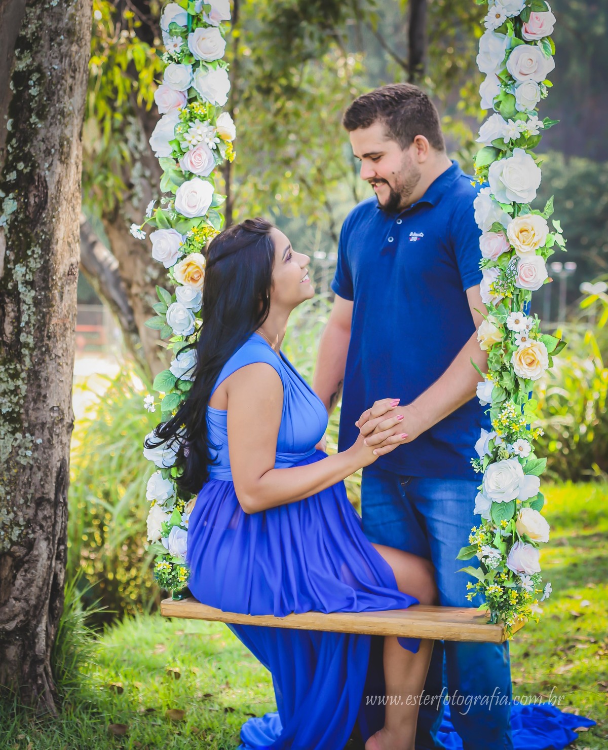 gravidas no balanço 