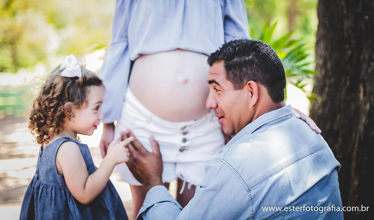 Fotografia de barriga de gravida