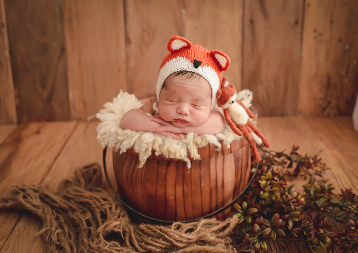 Ensaio Newborn no baldinho