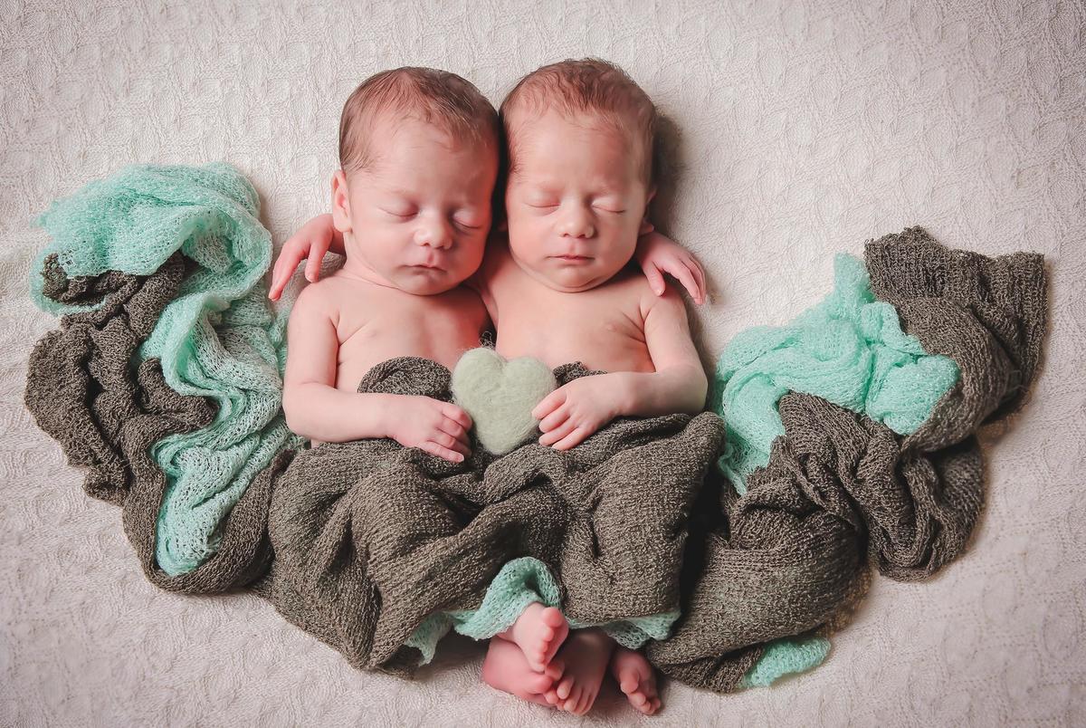 Fotografia de gêmeos