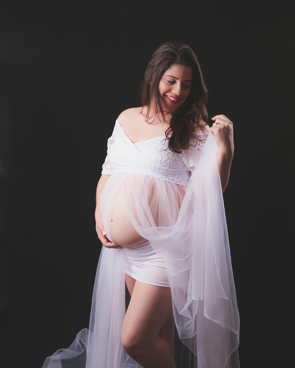 Fotos de gravidas fundo preto