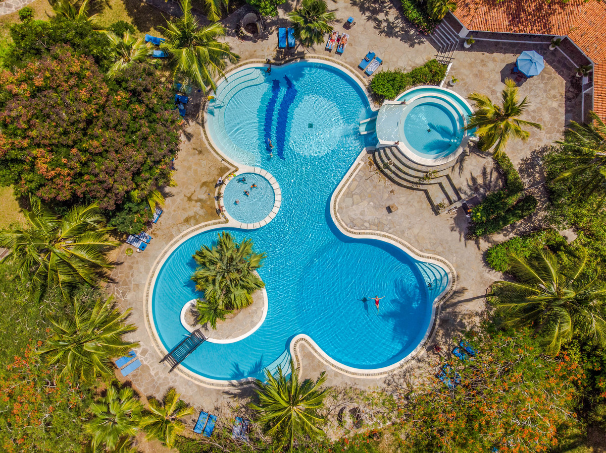 Fotografia de drone para hotéis 