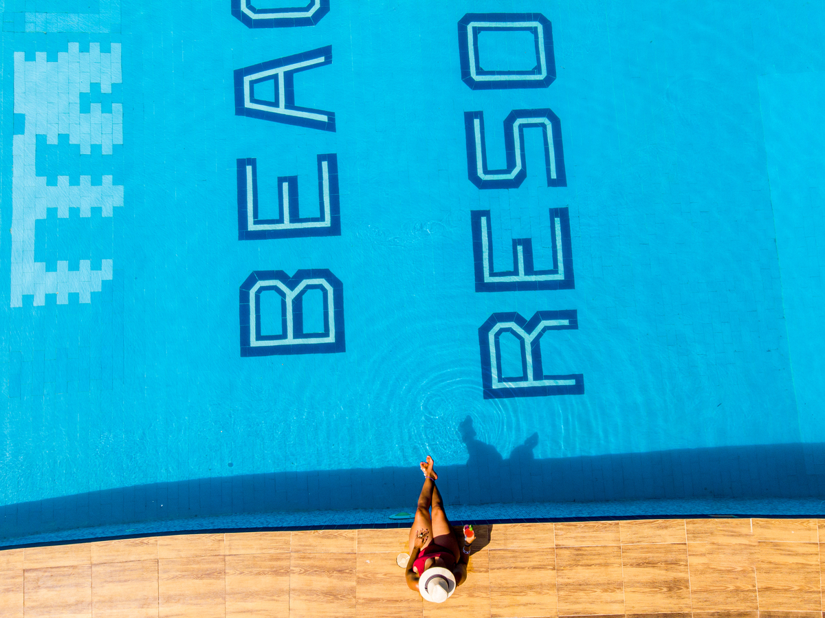 Fotografia de drone para hotéis 