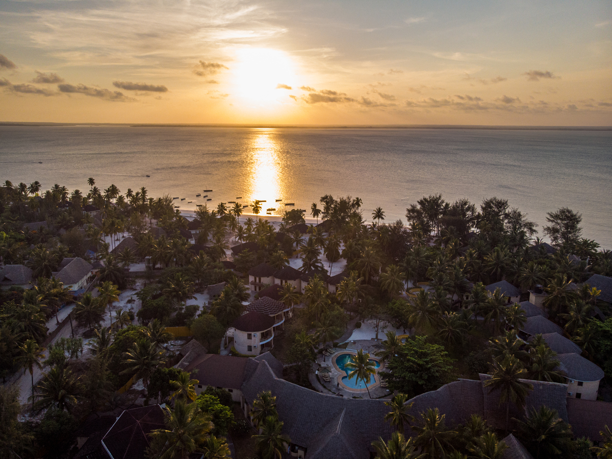Fotografia de drone para hotéis 