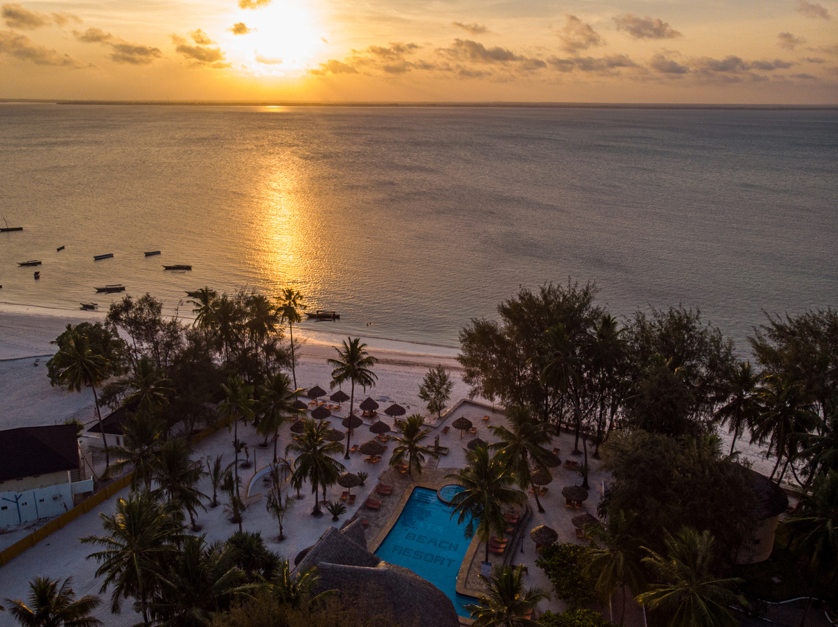 Fotografia de drone para hotéis 