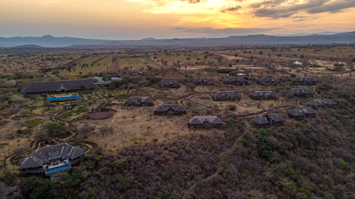 Fotografia de drone para hotéis 