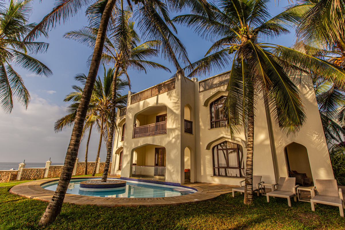 Fotografia de hotéis na praia 