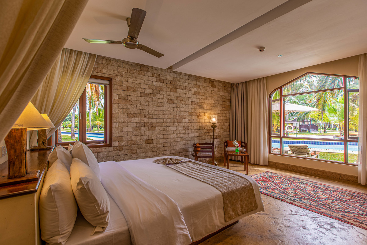 Fotografia de hotéis na praia 