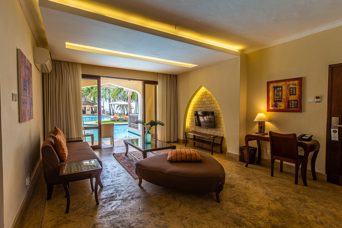 Fotografia de hotéis na praia 